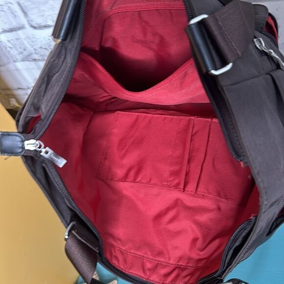 Baggallini Chocolate Town Tote Bag Purse Travel - Picture 8 of 8